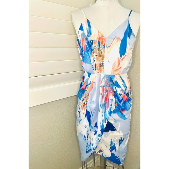 NWT Sleeveless Faux Wrap Chelsea 28 Dress - Picture 2 of 6